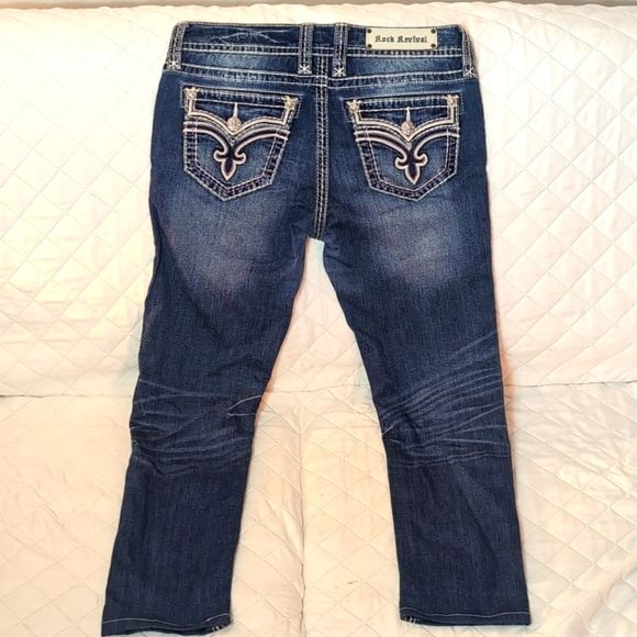 Rock Revival Woman's Low Rise Allegra Ankle Skinny Jeans Size 30. - Picture 2 of 16